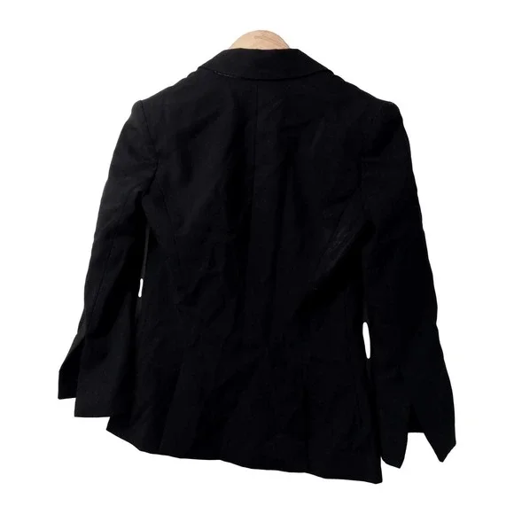 A.L.C. Black Lightweight Wool Mohair Silk Blend Suiting Blazer Size 2 EUC - Picture 4 of 6